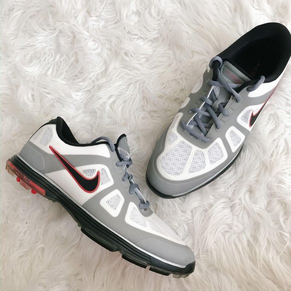 Nike Other - Nike Golf Lunar Ascend Shoes White Gray Men’s 8.5